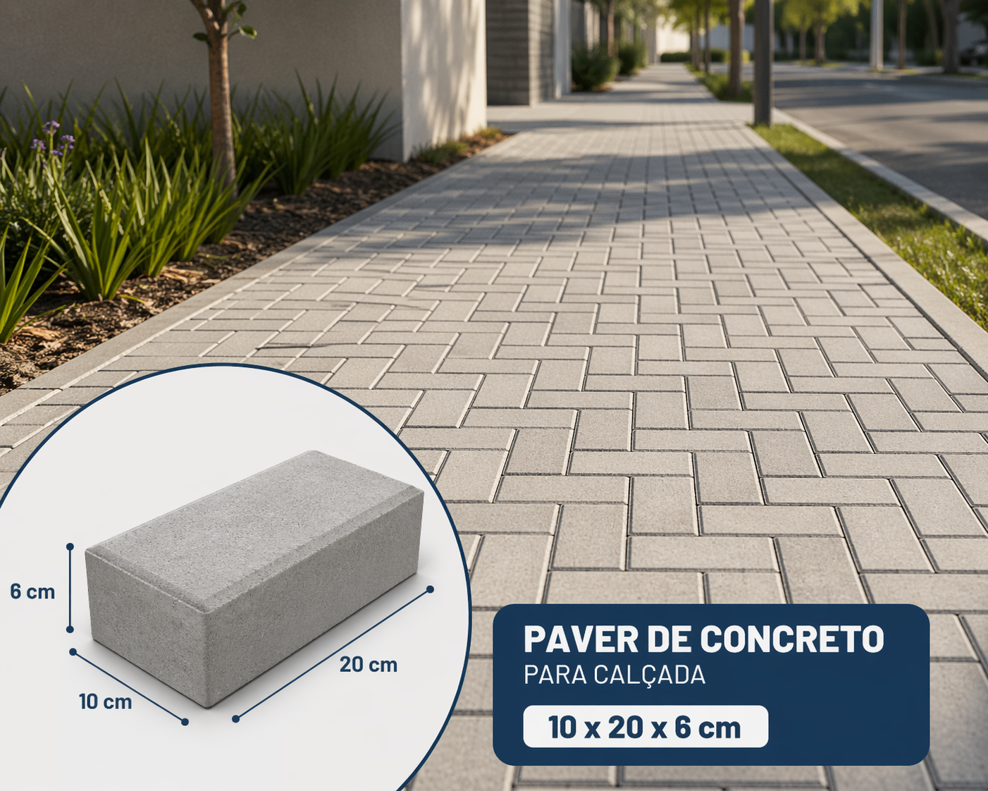 Paver de concreto